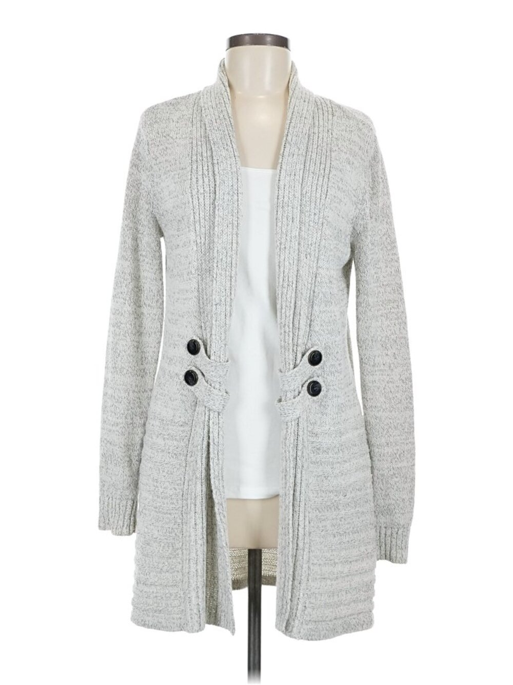Chunky Gray Cardigan